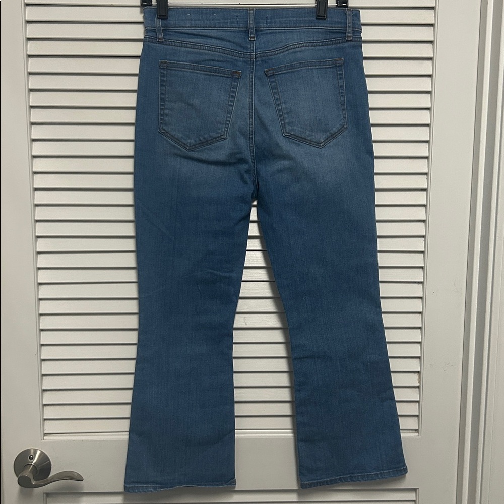 Loft Women’s Kick Crop Button Fly Non Distressed Jeans - Picture 2 of 4